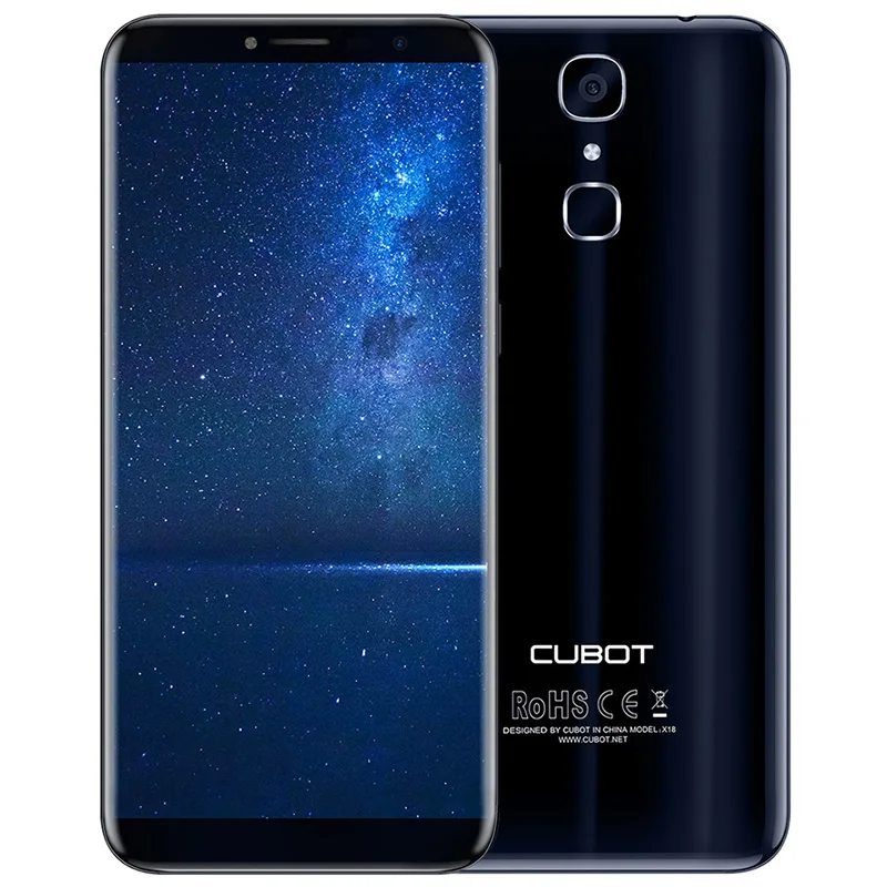 

Cubot X18 4G Smartphone Android 7.0 5.7 inch MTK6737T Quad Core 1.5GHz 3GB RAM 32GB ROM 13.0MP Rear Camera Mobile Phone