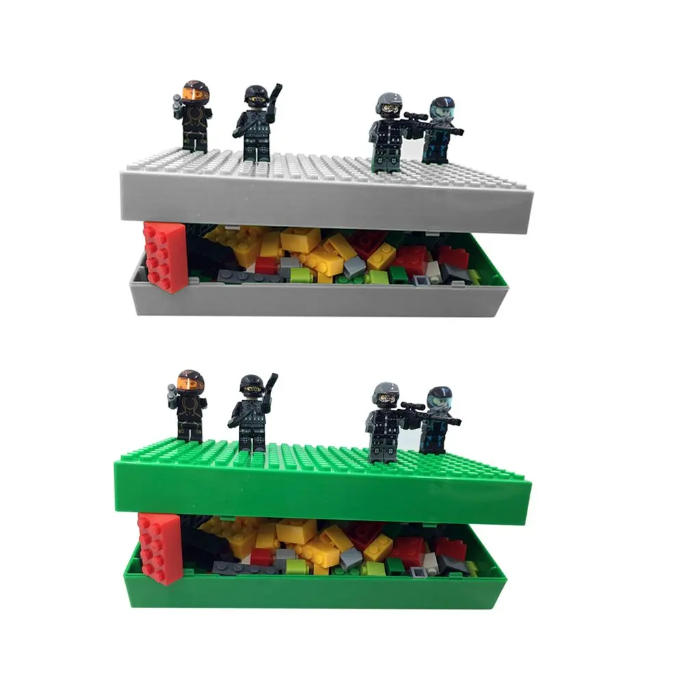 

Portable Creative Building Blocks Storage Box Brick DIY Toys Desktop Storage Boxes Educational Toy Storage Case for Kids Gift