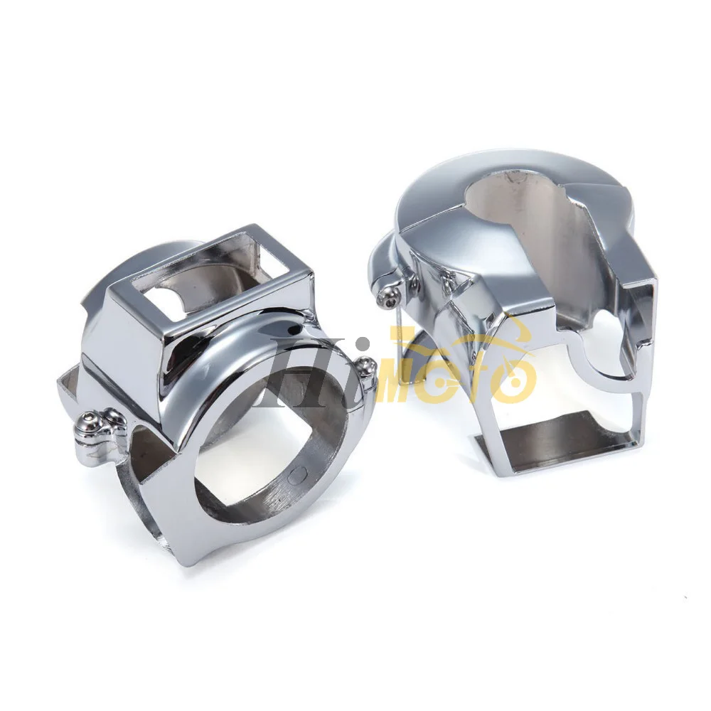 

2pcs Chrome Motorcycle Handlebar Switch Housing Cover For Honda Shadow VT600 VLX 600, VT 750 Spirit ACE Aero, VTX 1300 2003-2009