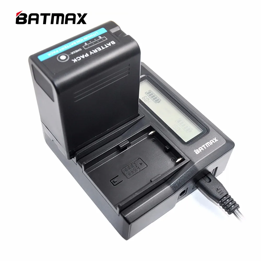 

Batmax BPU30 BP-U60 BP-U65 BP-U90 LCD Ultra Fast Dual Charger for Sony PMW-100 PMW-150 PMW-160 PMW-200 PMW-300 PMW-EX1 PMW-EX3