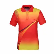 Мужские теннисные майки из полиэстера, дышащие, быстросохнущие, спортивные толстовки, термопечать, мужской Настольный теннис, бадминтон, рубашка