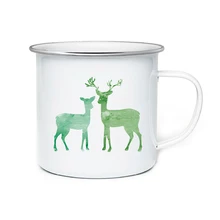 Best Custom cup New Quality Enamel Coffee Mug Cup Classic Chinese Tea Cup With Simple Pure White Lovers Pritinng For Office Home Use Best Price