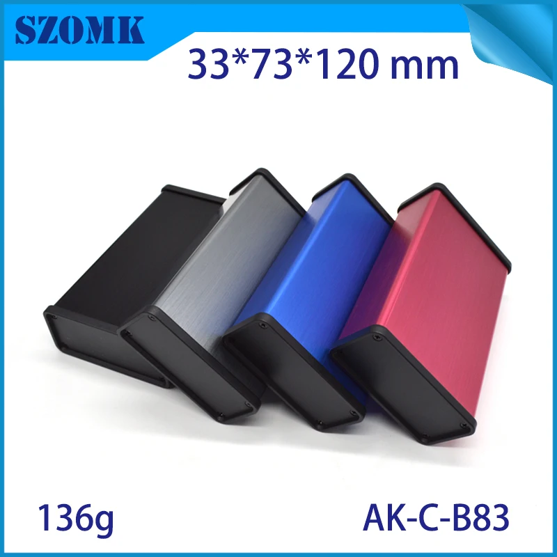aluminum box for electronic project extruded aluminum electrical cabinet szomk aluminum housing for pcb design GPS control enclosure (4)