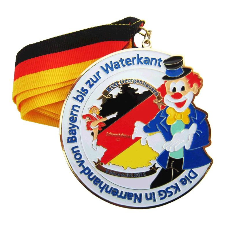 

Custom Medal Ribbon Hot Sale 3D Metal Medal Free Design k200212