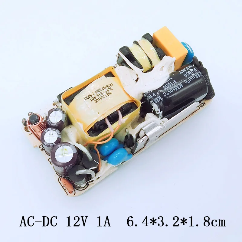

AC-DC 12V 1A Switching Power Supply Circuit Board Switch DC Voltage Regulator Module For Monitor LED Regulator Power 1000MA