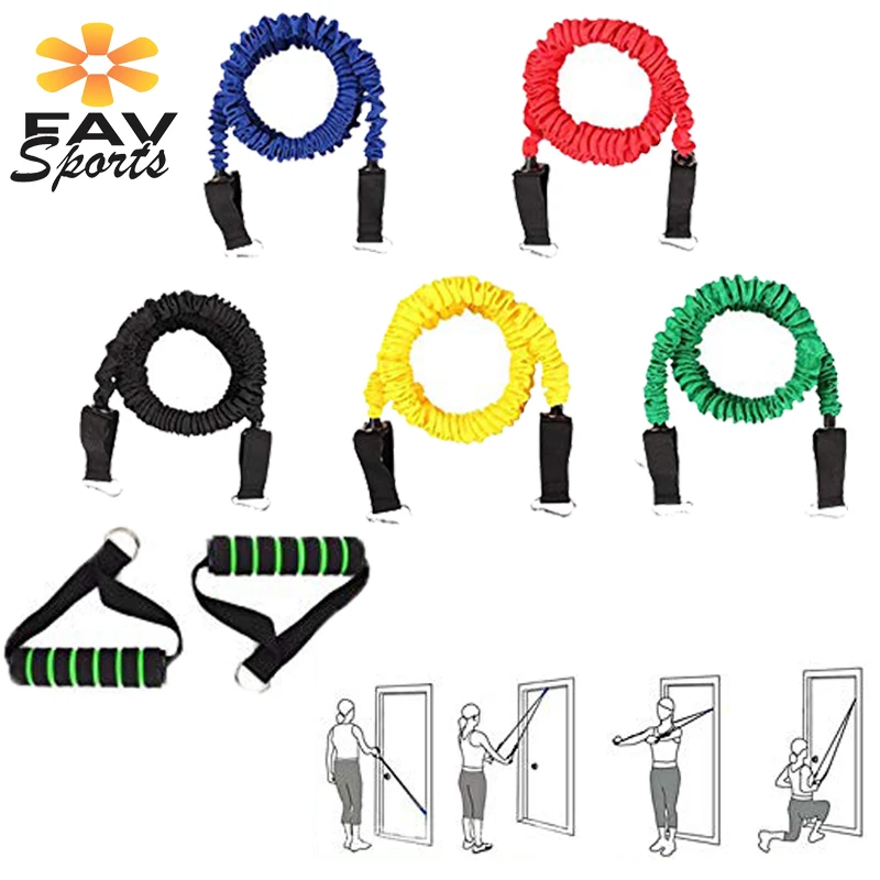 

Yoga Athletic Elastic Bands Loop Expander for Exercise Sports Equipment Chest Expander Resistance Fitness