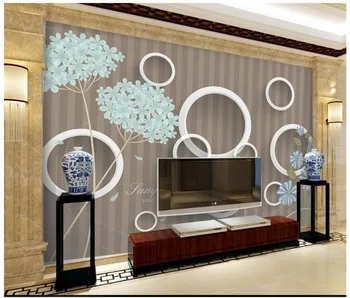 

Custom 3d wallpaper for walls 3 d wall murals Cartoon wallpaper mural Stereo abstract dandelion background wall paper home decor
