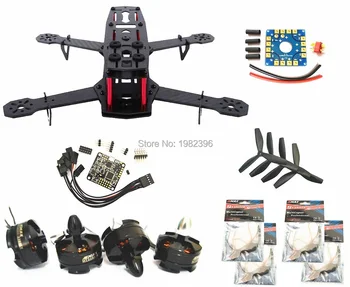 

QAV250/ZMR250 NAZE32 6DOF F3 f46DOF Controlador de 2204 Motor 12A ESC 5045 Prop