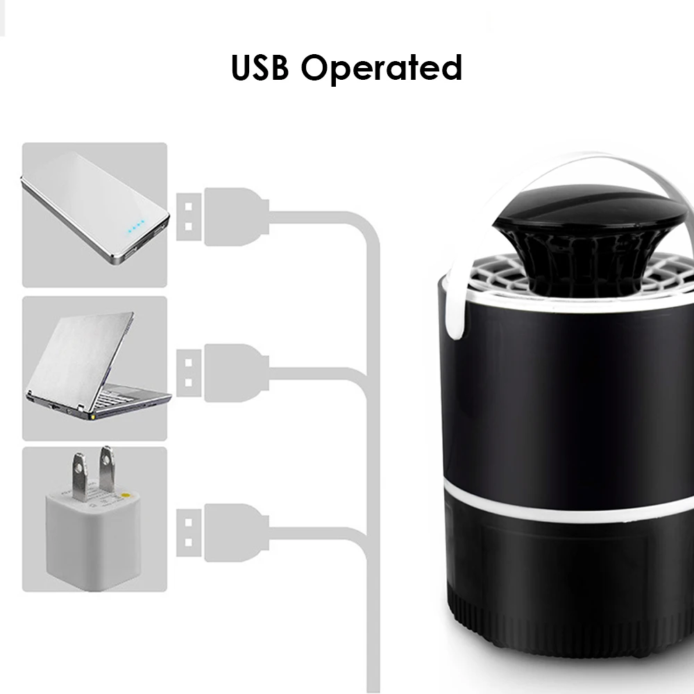 USB Крытый УФ москитный убийца электронный химический нетоксичный ошибка ловушка для насекомых Zapper ингалятор ловушка мухоловка с подвесной ручкой