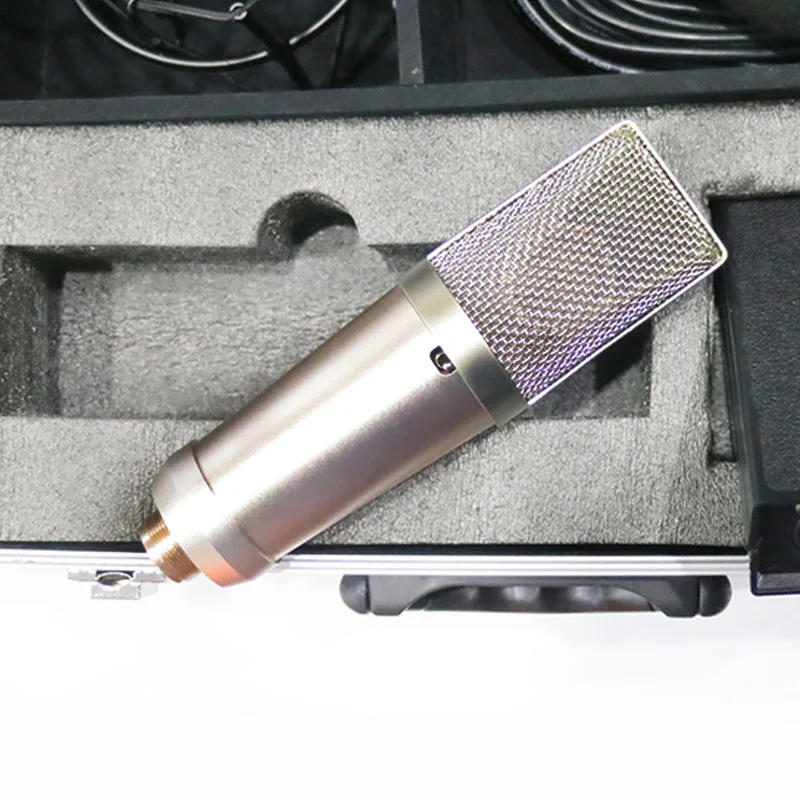 MK49 большая мембранная трубка конденсаторный Студийный микрофон Professional для вокальной записи