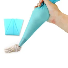 2 шт./лот силиконовый кондитерский мешок пищевой материал отсадочный мешок для украшения торта 19 см* 34 см Инструменты для торта кондитерский мешок