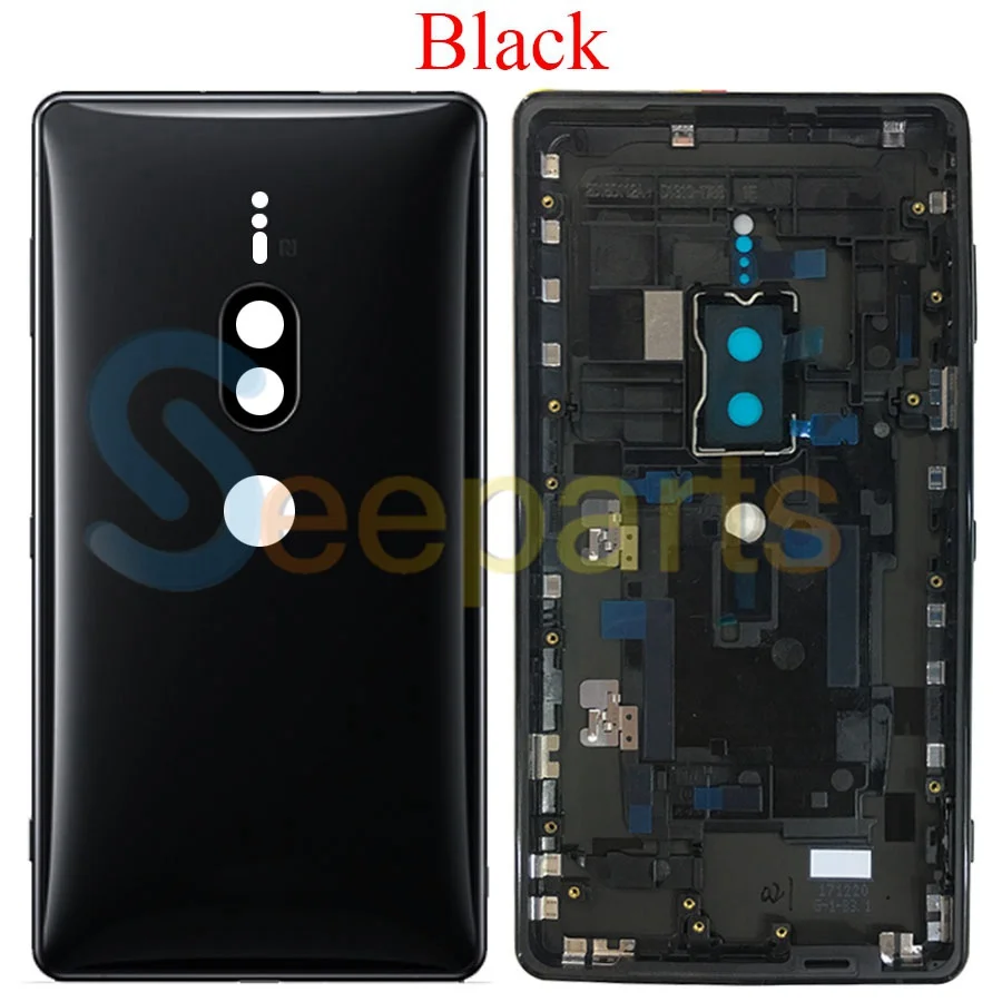 Original Metal 5.8 For Sony Xperia XZ2 Premium Dual H8166 Back Battery Cover Rear Door back case Housing Case With Side Buttons (6)