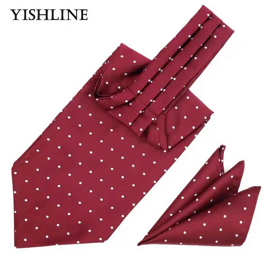 Мужской Шелковый галстук бабочка в горошек|handkerchief set|silk necktiestie wedding |