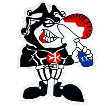 

FINKS MC Biker Patch Embroidered Applique Sewing Label punk biker Patches Clothes Stickers Apparel Accessories Badge