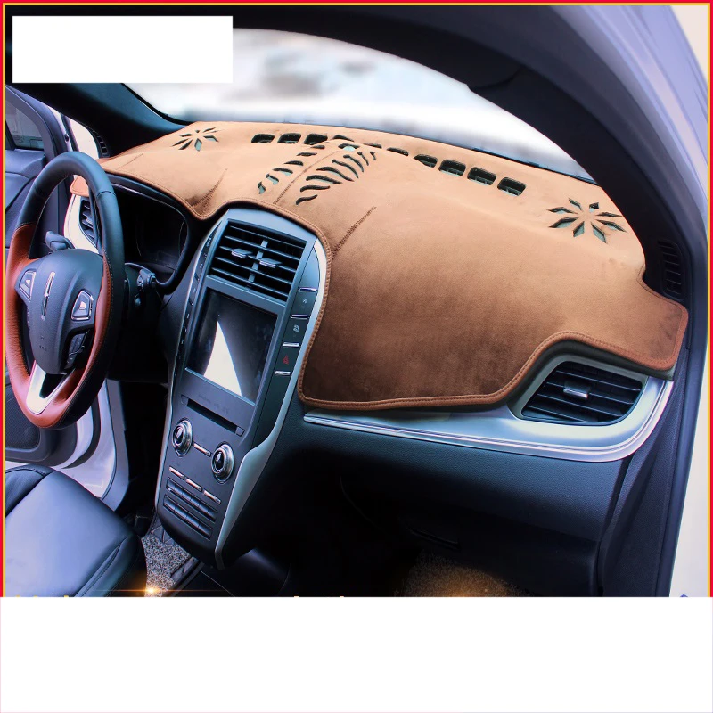 Us 34 56 28 Off Lsrtw2017 Suede Polyster Prevent Reflection Car Dashboard Mat For Lincoln Mkc 2015 2016 2017 2018 2019 In Interior Mouldings From