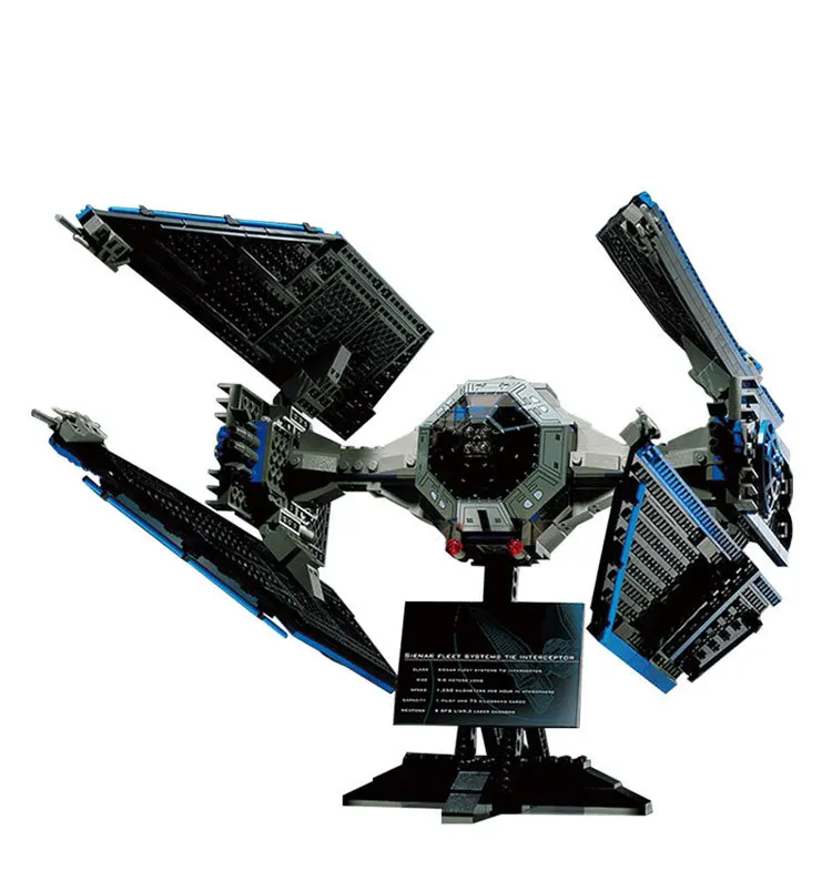 

05044 New 703pcs Star Series Limited Edition The TIE Interceptor Building Blocks Bricks Model Toys 7181 Funny Toy Gift War