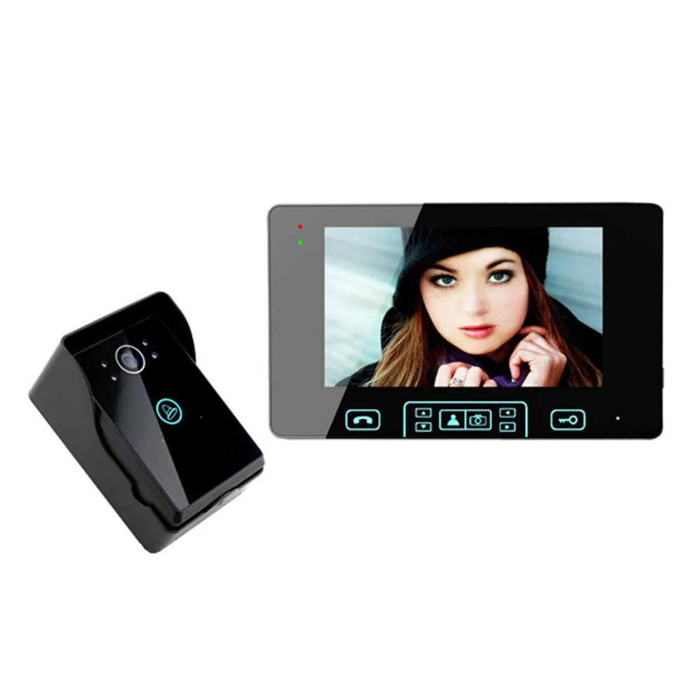 

New Style Magical Wireless Video Door Phone Intercom Doorbell Home Security One camera & One 7.0" Screen Monitor