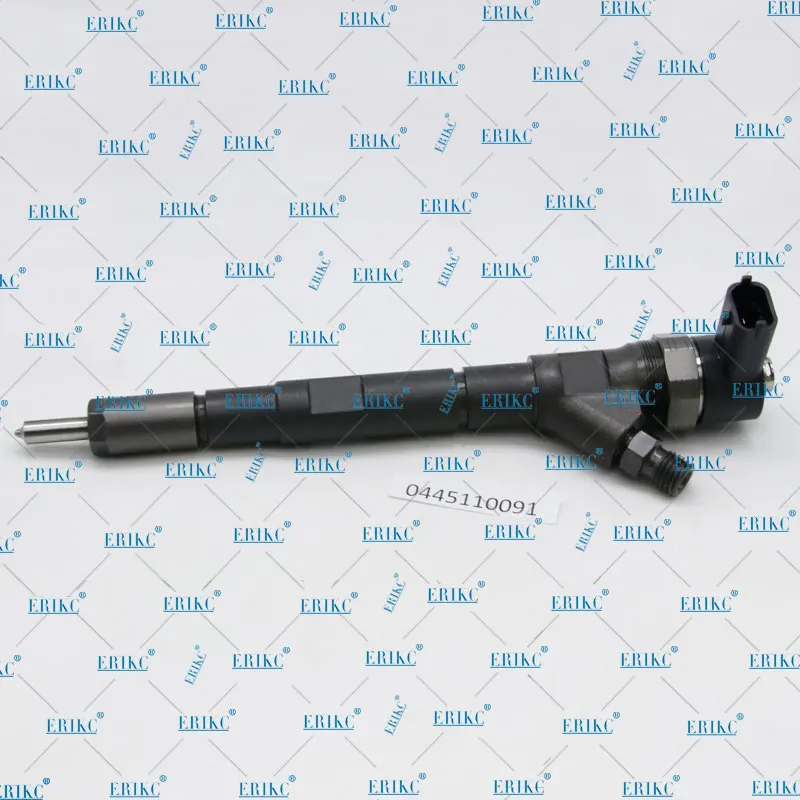ERIKC Injector 0445110091 Fuel Nozzle Inyector 0445 110 091 CRI Common Rail Fuel Injection 0 445 110 091 for HUYNDAI 33800-4A000 (4)