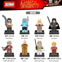 Juego de Tronos Тирион GUSUG X0135 Lennister Джон Nieve Варис Кхай Дрого Daenerys Bloques де Construccion де Juguetes Лос-Ниньо