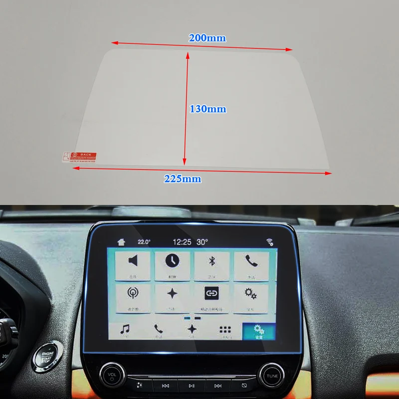 

QCBXYYXH For Ford Ecosport 2018 2019 Car Styling GPS Navigation Screen Glass Protective Film Dashboard Display Protective Film