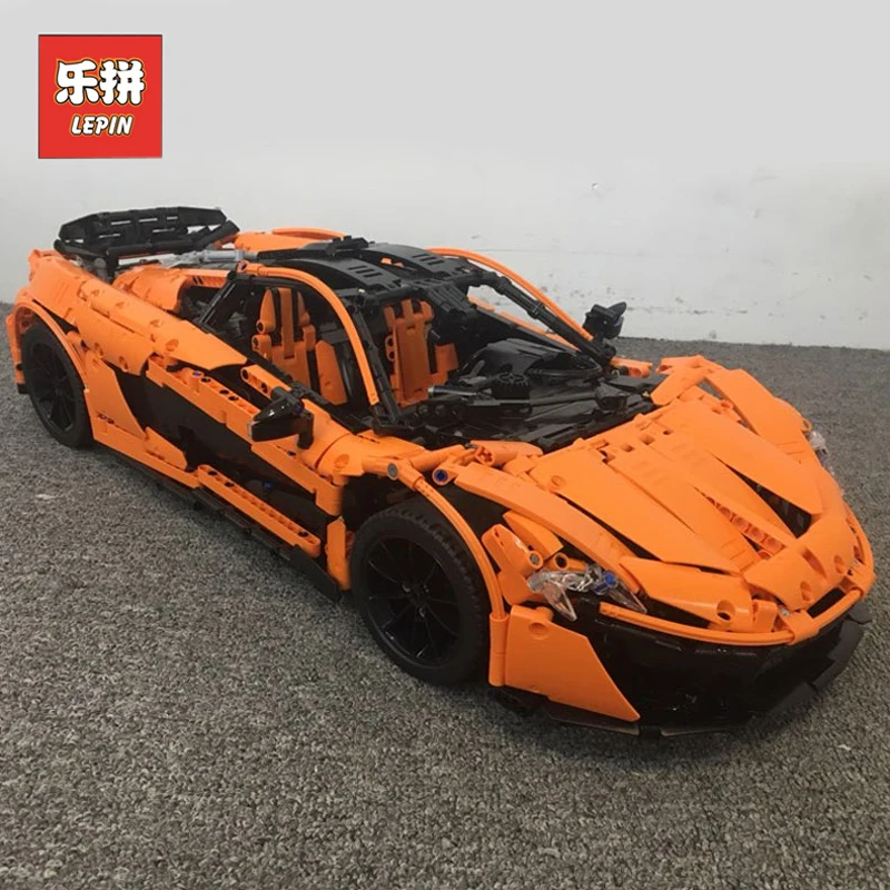 

Lepin 20087 Technic MOC-10915 McLaren P1 Hypercar 1:8 Racing Car Set Compatible Legoing Model Building Kit Blocks Bricks Boy Toy
