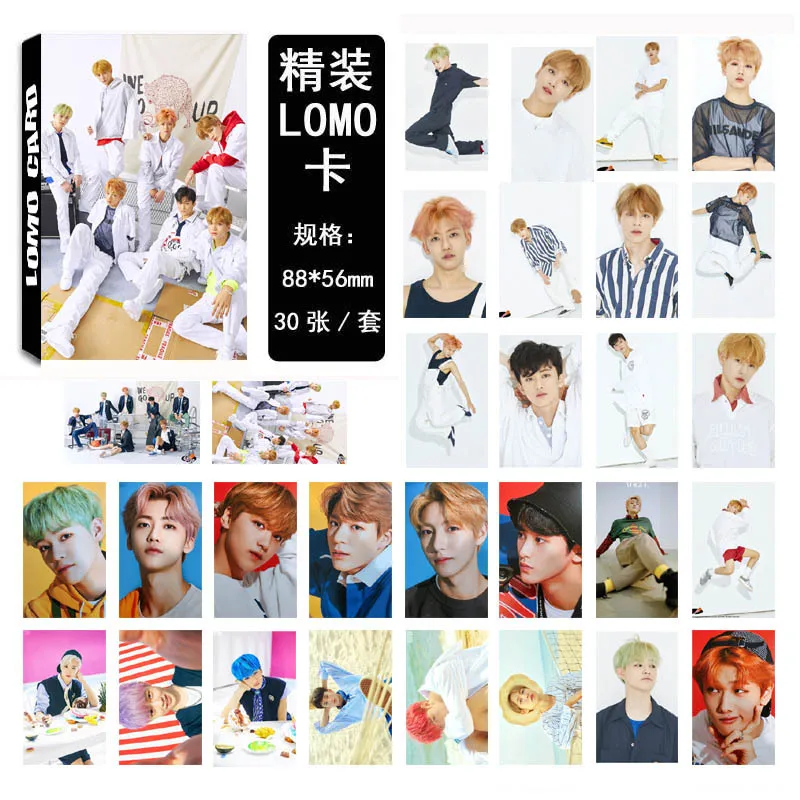 1Box 30Pcs/Set KPOP NCT Dream We Go Up Photo Card Poster Lomo Cards Self Made Paper Photocard Fans Gift Collection | Канцтовары для