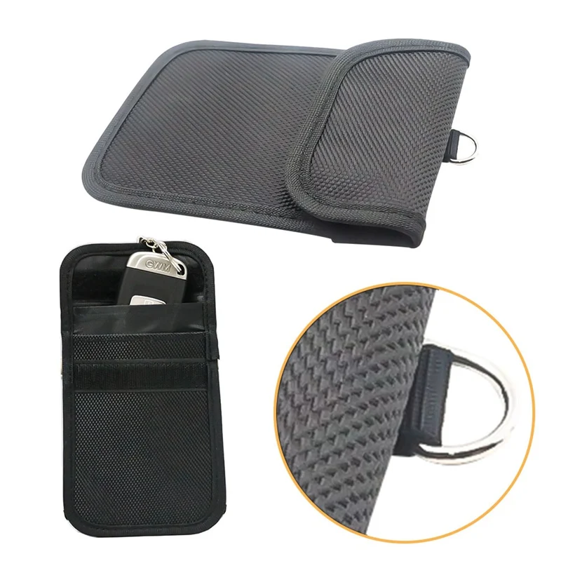 

1Pcs Car key Bag Car Fob Signal Blocker Faraday Bag Signal Blocking Bag Shielding Pouch Wallet Case For Privacy Protection New