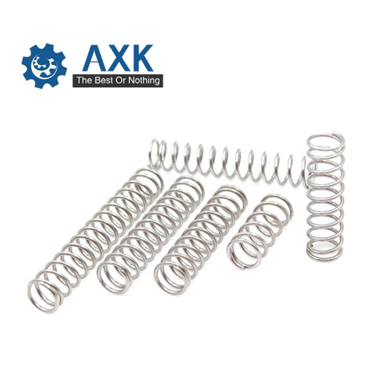 

50pcs/Lot 1.0*9*10-50 Small Coil Compression Spring,Stainless Steel Springs,Small Spot Micro Compression Spring For 3D Printer