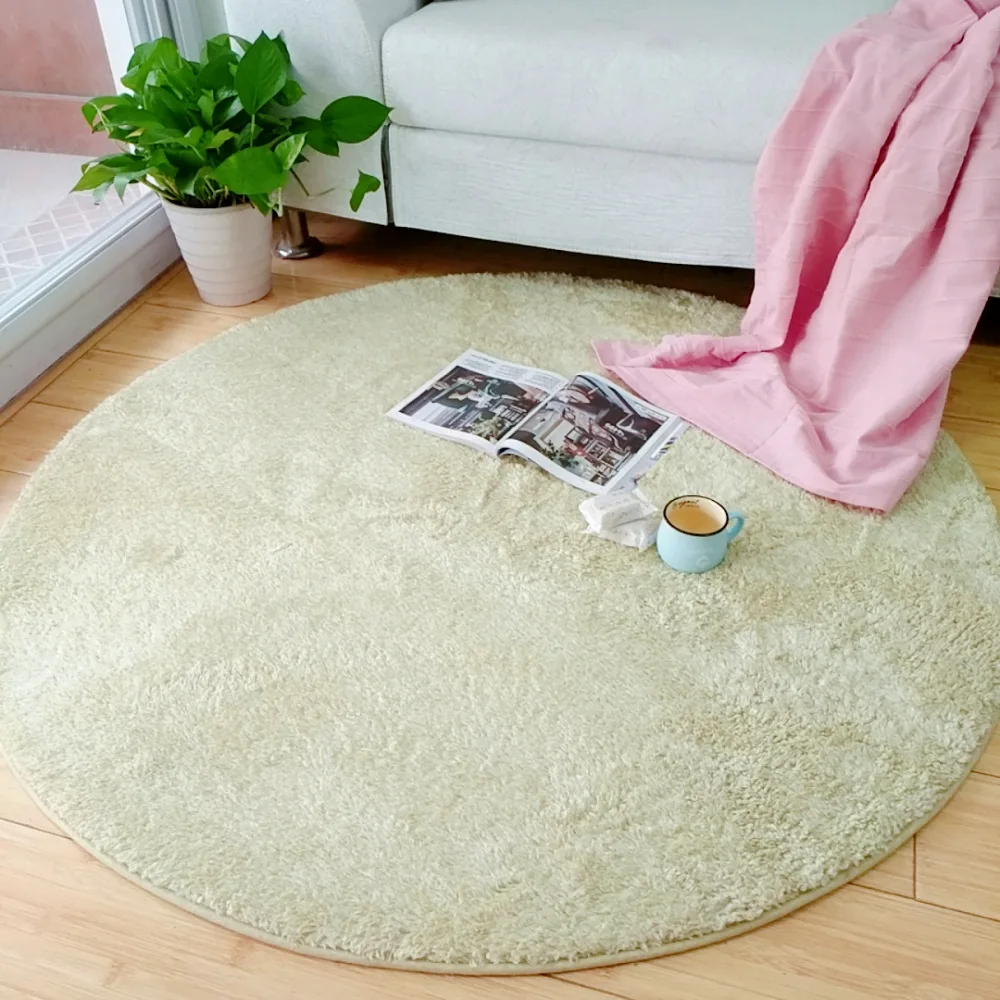 Домашние Berber Короткие Плюшевые ковры круглые плотные мягкие коврики для гостиной килим Aera ковры детские спальни коврики для йоги коврики пол