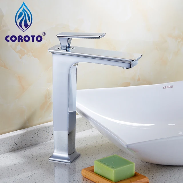Single Handle Mixer Faucet Material Surface Chromed Paint Water Fall Single Handle Mixer Faucet Material Surface Chromed Paint Water Fall Fashion Basin Tap Hole Bathroom