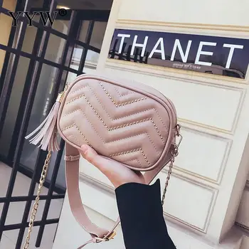 

Casual Pu Leather Tassel Crossbody Bags For Women 2018 Casual Messager Clutch Pink Waist Bag Shoulder Messenger Bag Purse Girl