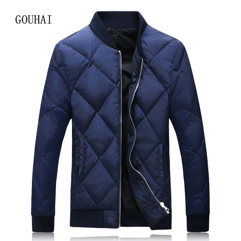 

Winter Jacket Mens White Duck Down Jacket Men Plus Size 4XL 5XL Fashion Short Light Down Men Feather Jacket Male Parka Homme
