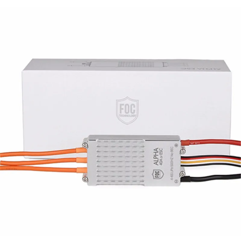 T MOTOR ALPHA 40A LV 500Hz FOC водонепроницаемый пылезащитный бесщеточный ESC эффективное