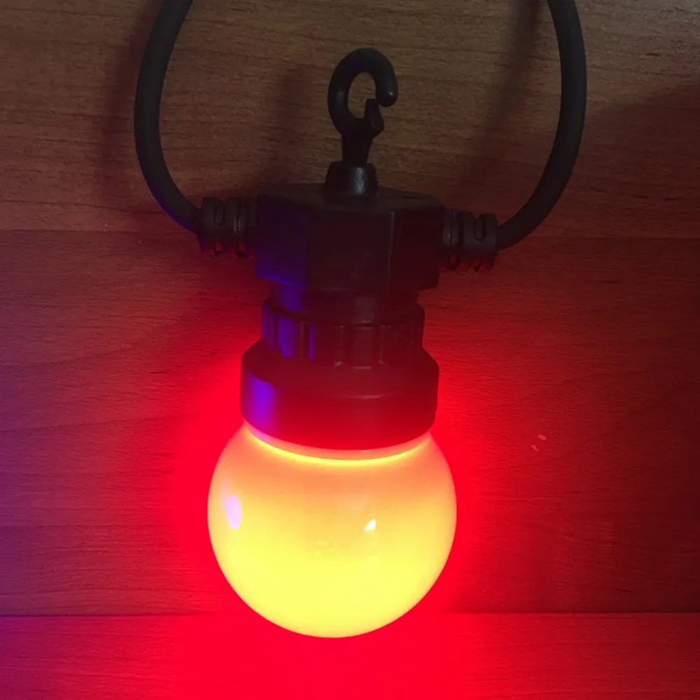 Vnl ip65 lâmpada led g50, multicolor, conector,