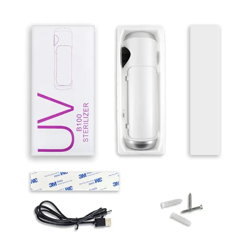 

USB Charging UV Light Ultraviolet Tooth brush Sanitizer Toothbrush Holder with Automatic Toothpaste Squeezers Dispenser Home Set