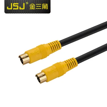 

Jsj s video cable hd video cable computer tv projector 4 needle s terminal av