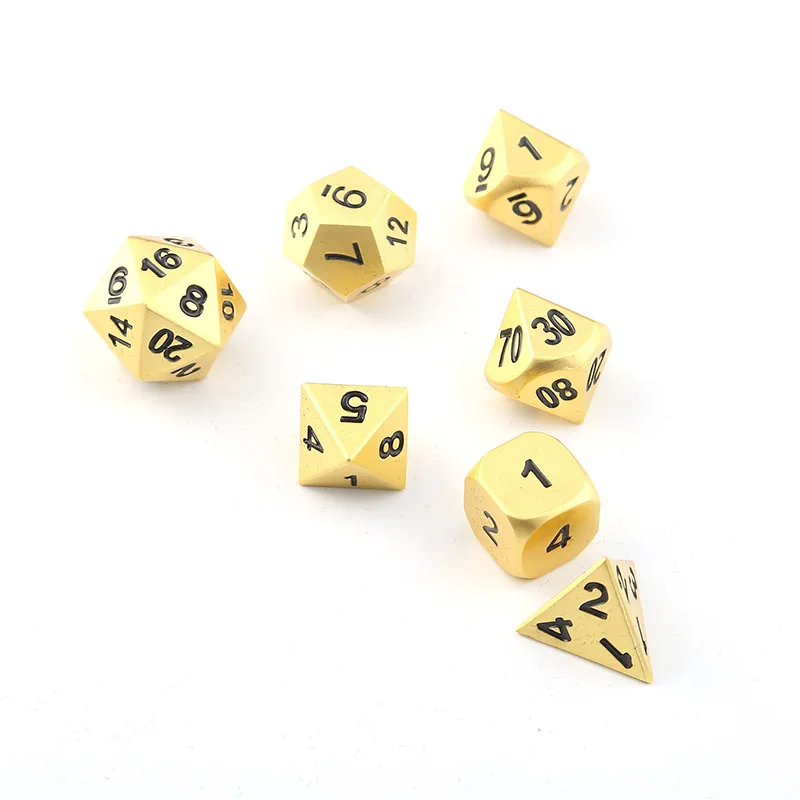 

Rpg Dobbelstenen Metalen Dnd Set Polyhedrale Dungeon En Dragon Tafelblad Game Zinklegering Beschikbaar In Meerdere Kle