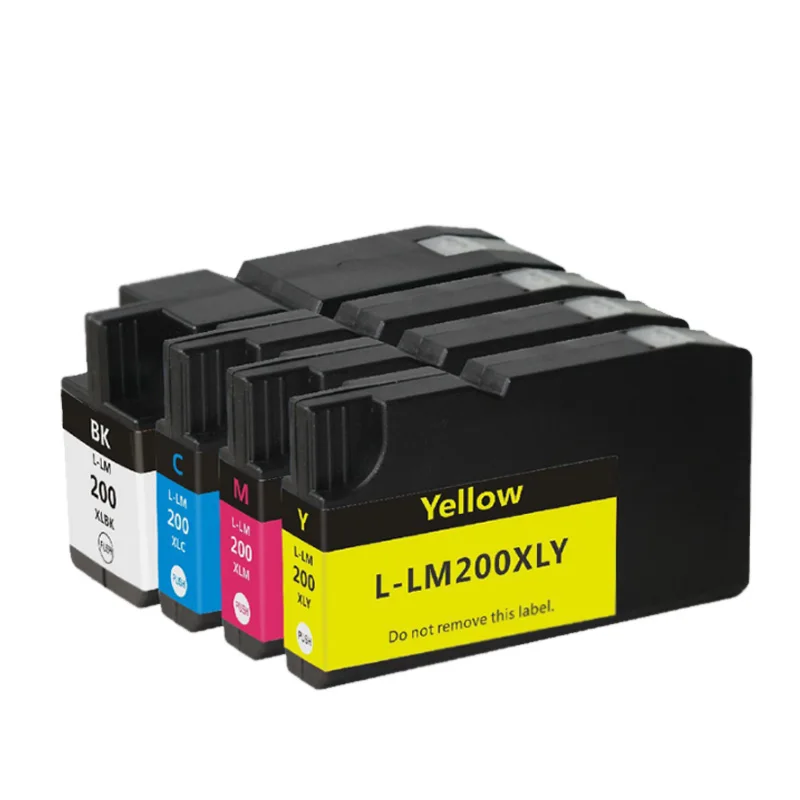 Compatible ink cartridge replacement for LM200 LM200xl Lexmarks OfficeEdge Pro 4000c 4000 5500(4pcs/lot) | Компьютеры и офис
