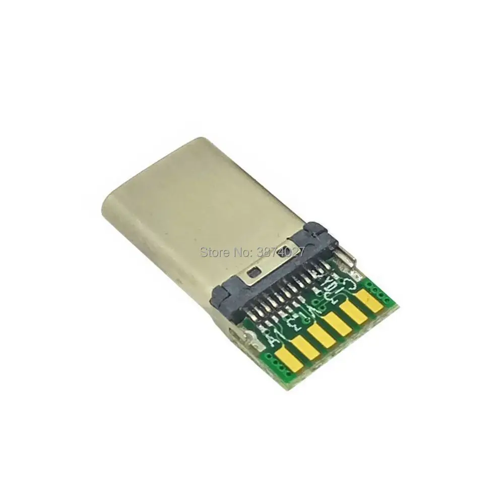 DIY 24pin USB C 3 1 Type штекер и гнездо разъем типа SMT с печатной платой|Кабели VGA| |