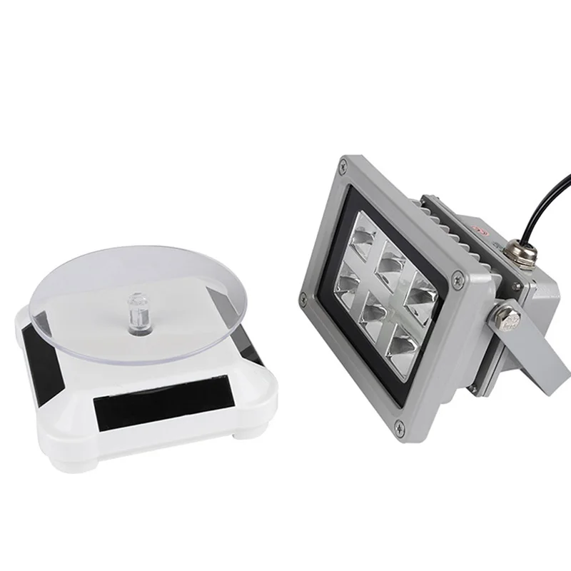 

60W Photosensitive Resin Curing Lamp with Solar Rotating Platform Kit for 3D Printer SLA DLP WIF66