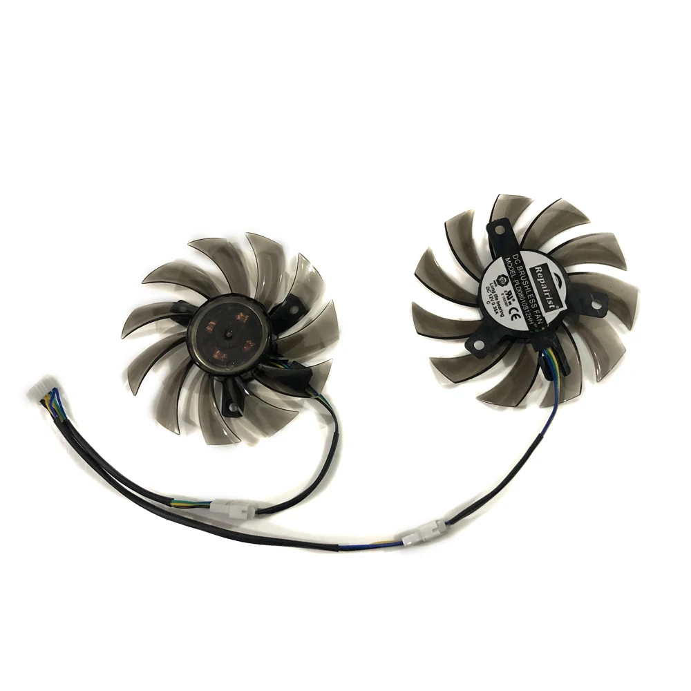 Вентилятор видеокарты Vedio VGA PLD08010S12HH для MSI GTX 460 560 570 580 R6870 R6950 Twin Frozr II 2 шт./лот|card