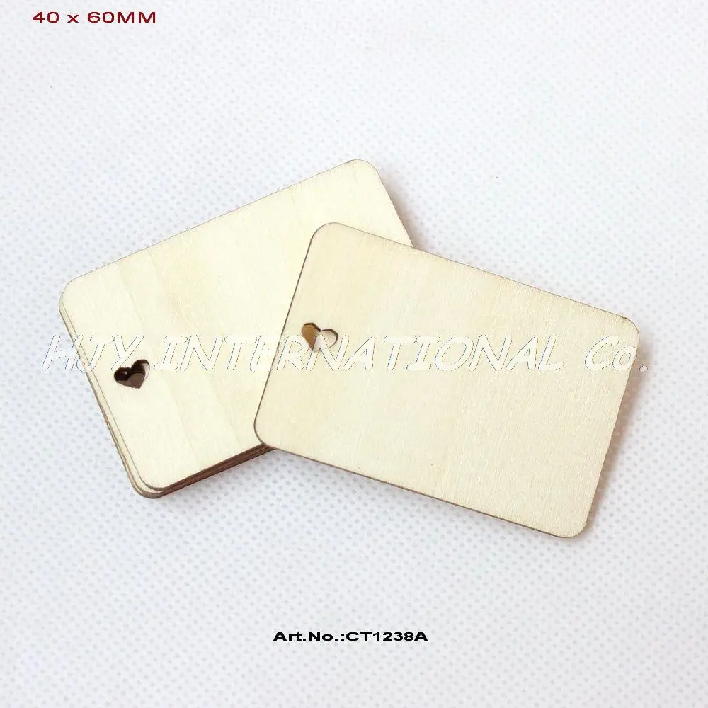 

(15pcs/lot) 40mm x 60mm Heart Cutout Unfinished Plain Wood Name Cards Greeting Cards Supplies Rustic Save Date Label-CT1238A