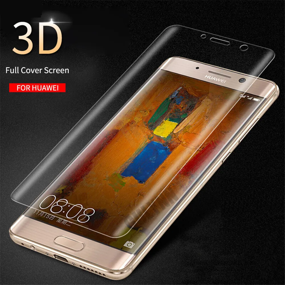 

GULYNN 3D Full Cover Hydrogel Soft Film For Huawei 10 9 8 Lite Nova 3E Screen Protector Film For Huawei P20 Lite Pro Not Glass