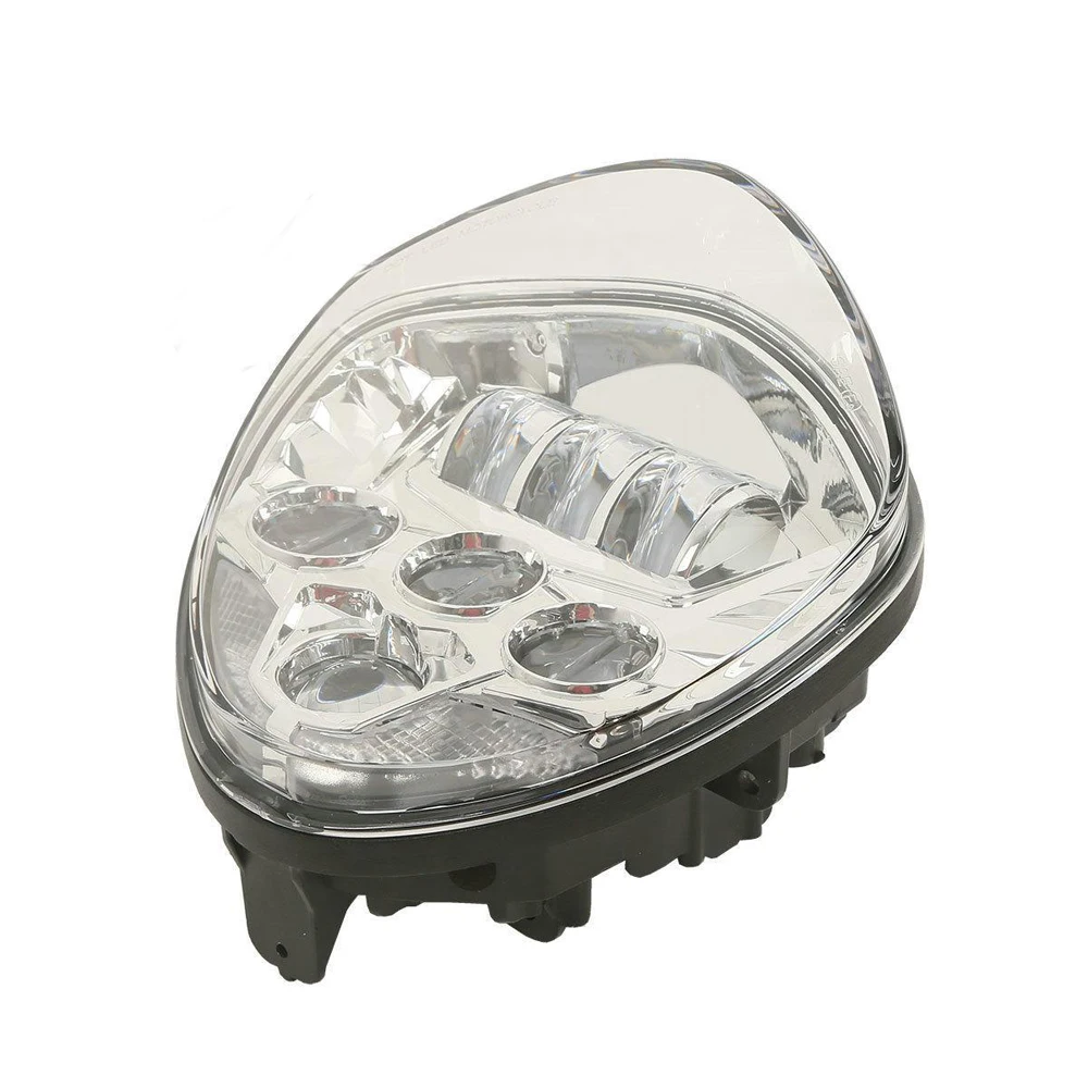 

Motorcycle LED Headlight Kit Case For Victory 2010-2016 Cross Models Cruiser Chrome