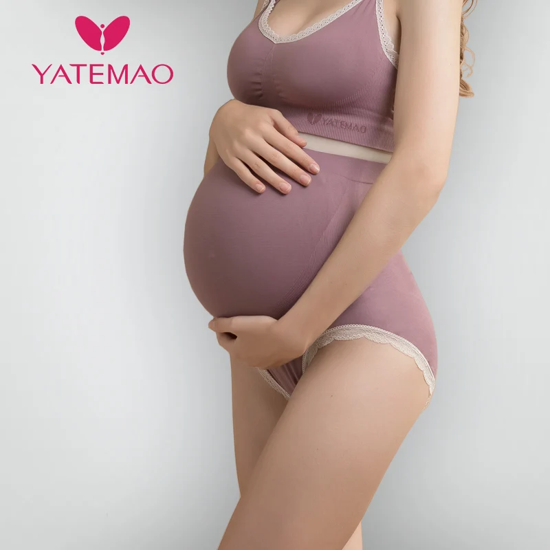 YATEMAO-culotte de maternité | Culotte taille haute, sous-vêtements de grossesse, soutien rapide, culotte en gros pour intimes