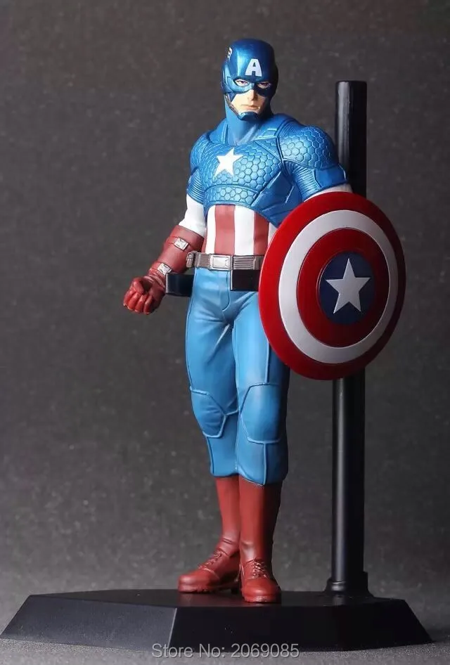 

Superheroes Avenger Captain America 20cm PVC Action Figure Jouet #1238 Brinqudos Toys Kids Gift Free Shipping