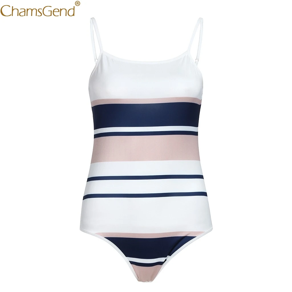 Summer Sexy Jumpsuit Women Summer 2019 Rompers Womens Jumpsuit Summer Colorblock Striped Printed Jumpsuit Lady' May