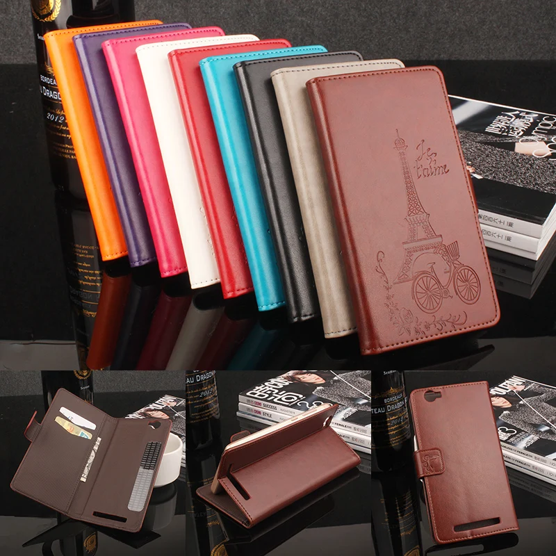 

For Homtom HT6 Phone Case Folio Flip Premium Pattern PU Leather Wallet Case with Cash and Card Slots Cover Factory Price tieta