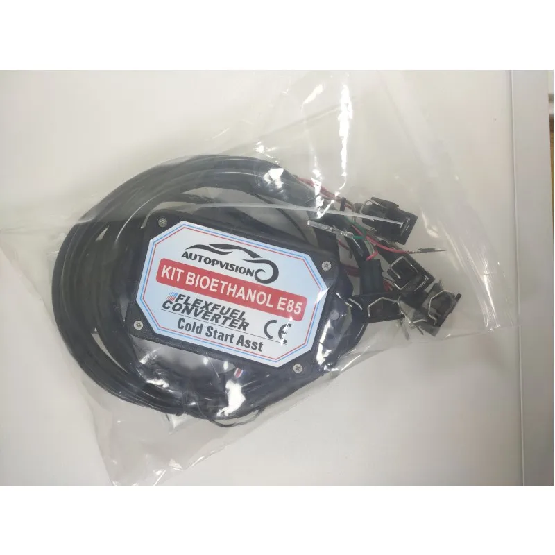 E85 4cyl 6cyl 8cyl Auto conversion kit Flex combustible etanol alternativa combustible con arranque en frío Asst. Conectores disponibles para EV1, EV6 - 5