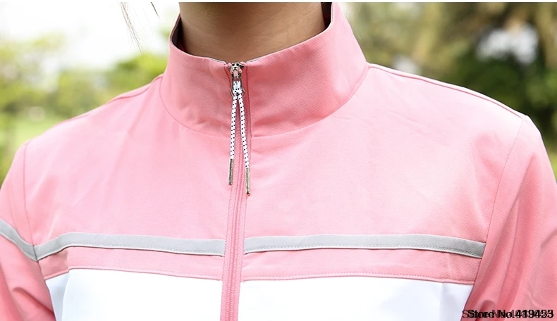 PGM, женские лоскутные куртки для гольфа, зимняя, осенняя, весенняя, уличная, для отдыха, спортивная куртка на молнии, теплое, ветрозащитное, мягкое, тонкое пальто, D0505